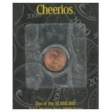 2000 Lincoln Head Cent 'Cheerios'