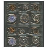 3- Mixed 5-Coin Proof Sets:  1958 (2) and 1964