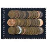 37- Mixed S-Mint Lincoln Cents 1921-1974