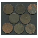 8- Mixed Large Cents - Culls