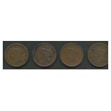 4- Mixed Braided Hair Large Cents