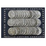Roll of Mixed 35% Silver Jefferson War Nickels