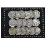 17- 1938-D Buffalo Nickels