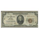 1929 $20 Federal Res Bank Note BOS FR-1870A
