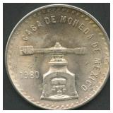1980 Mexico Casa De Moneda .925 Silver 1 ozt TW