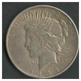 1934-D Peace Silver Dollar VAM-4 (?)