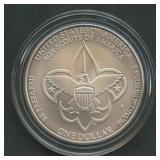 2010 Boy Scouts Centennial Silver Dollar OGP