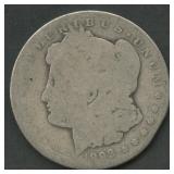1892-O Morgan Silver Dollar