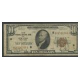 1929 $10 Federal Res Bank Note NY FR-1860B