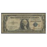 1935A $1 Silver Certificate FR-1609 'R Surcharge'