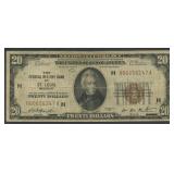 1929 $20 Federal Res Bank Note STL FR-1870H