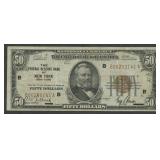 1929 $50 Federal Res Bank Note NY FR-1880B