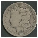 1882-CC Morgan Silver Dollar