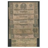 8- Mixed Confederate States Currency