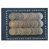 Roll of Mixed 1800's Indian Head Cents