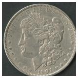 1901 Morgan Silver Dollar