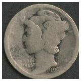 1921 Mercury Head Dime
