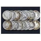 16- Mixed 1910's and 1920's Mercury Head Dimes