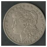 1888-O Morgan Silver Dollar Hot Lips