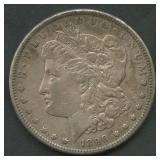 1890-CC Morgan Silver Dollar