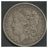 1888-O Morgan Silver Dollar Oval O