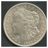 1921 Morgan Silver Dollar Top-100
