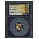 2026 Niue 1 Gram Dinosaur NGC Rev  PF70 22k Gold
