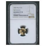 2026 Niue 1 Gram Dinosaur NGC Rev  PF70 22k Gold