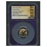 2026 Niue 2 Gram Dinosaur NGC Rev  PF70 22k Gold