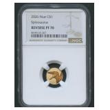 2026 Niue 1 Gram Dinosaur NGC Rev  PF70 22k Gold