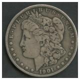 1901 Morgan Silver Dollar