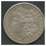 1887-S Morgan Silver Dollar