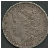 1888-O Oval O Morgan Silver Dollar