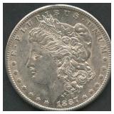1887-S Morgan Silver Dollar