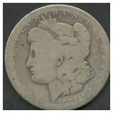 1884-S Morgan Silver Dollar