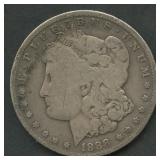 1888-O Morgan Silver Dollar Hot Lips