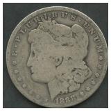 1888-O Morgan Silver Dollar Hot Lips