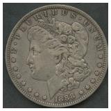 1888-O Oval O Morgan Silver Dollar