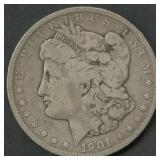 1901 Morgan Silver Dollar