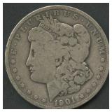 1901 Morgan Silver Dollar