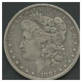 1882-O/S Morgan Silver Dollar