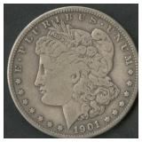 1901-S Morgan Silver Dollar
