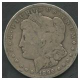 1896-S Morgan Silver Dollar