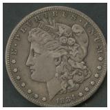 1884-S Morgan Silver Dollar