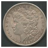 1887-S Morgan Silver Dollar