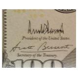 $100 Reserve Note Trump Signature Series 2025