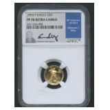 1993 $5 Gold Eagle 1/10th ozt .999 NGC PF70 UC