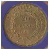 Lucky Angel Gold 20 Francs 1895