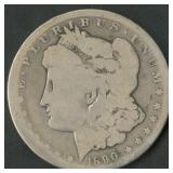 1890-CC Morgan Silver Dollar