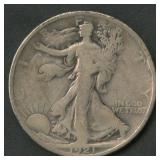 1921 Walking Liberty Half Dollar